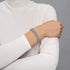 White Rhino Links | Original Kismet Bracelet | White x Silver